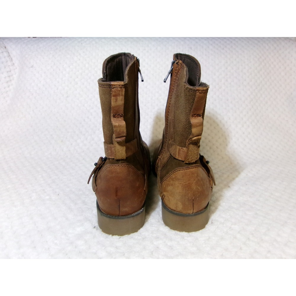 Teva De La Vina Brown Leather Waterproof Ankle Boots 1003012 Womens 8 - Picture 4 of 9